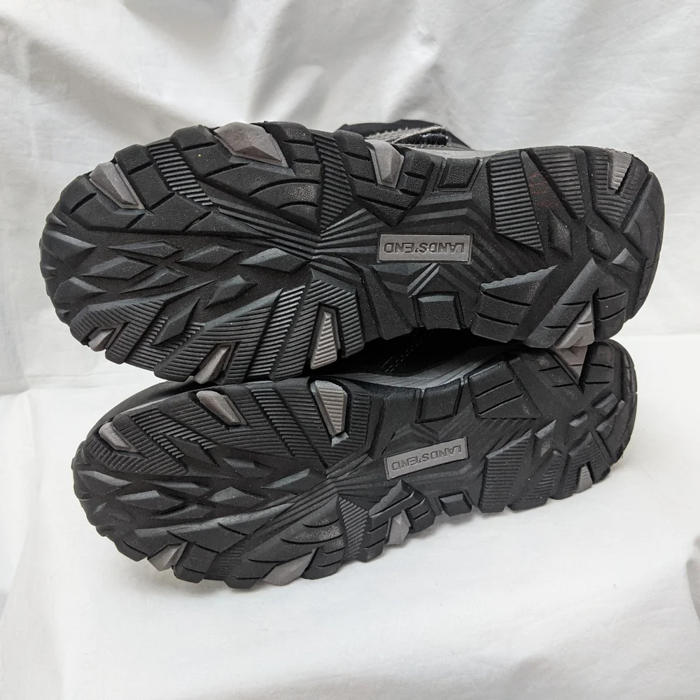 Lands' End Unisex Kids Insulated Snow Boots Size 5